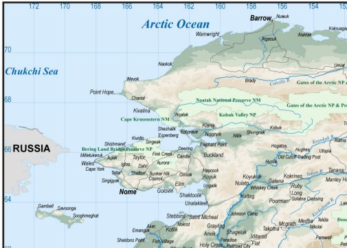 Alaska map topographic download to your computer